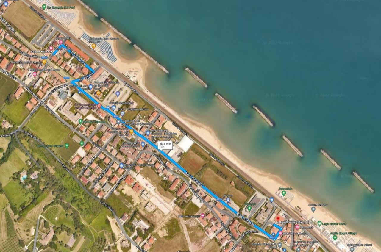 Appartamento Le Nasse Fano Esterno foto